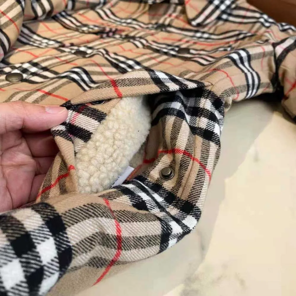 Burberry Vintage Check Wool Cotton Overshirt for Women Burberry Vintage Check Wool Cotton Overshirt for Women