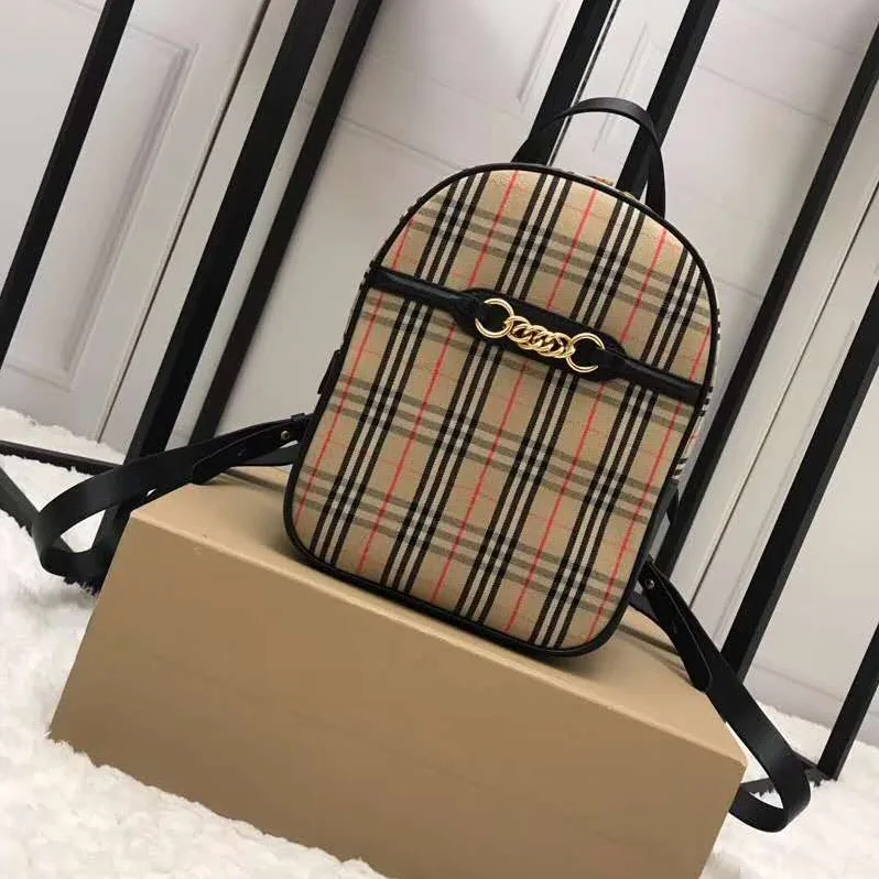 Burberry The 1983 Check Link Backpack for Unisex Burberry The 1983 Check Link Backpack for Unisex