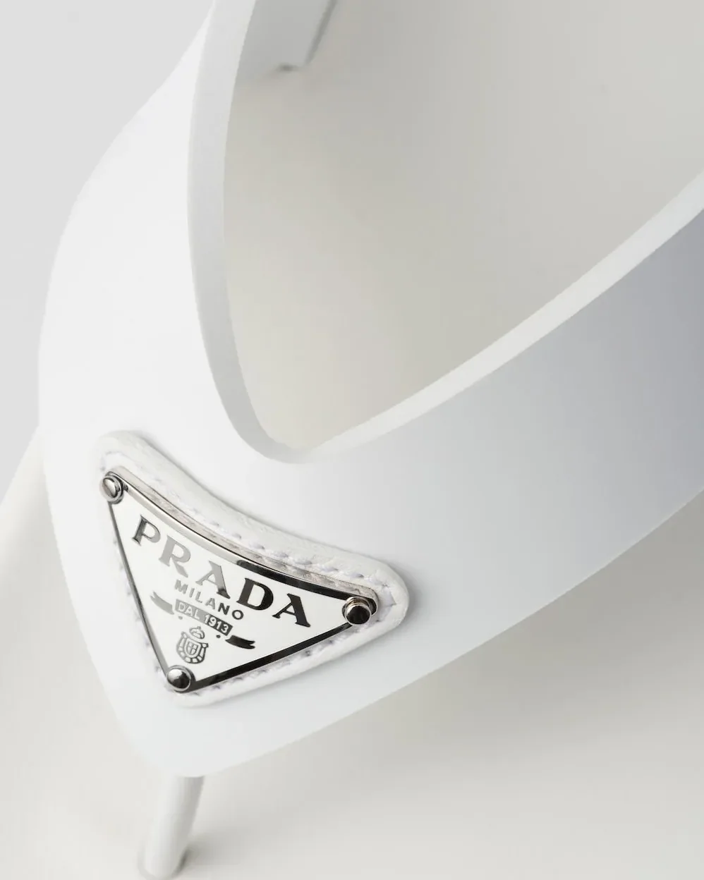 Prada Rubber Thong Sandal White - 1Y420N_3LKK_F0009_F_020