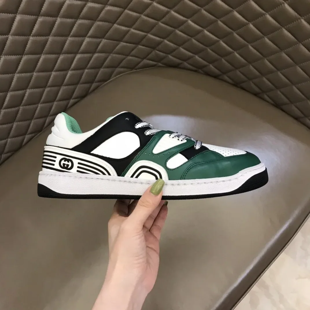 Gucci Basket Sneaker Dark Green for Men