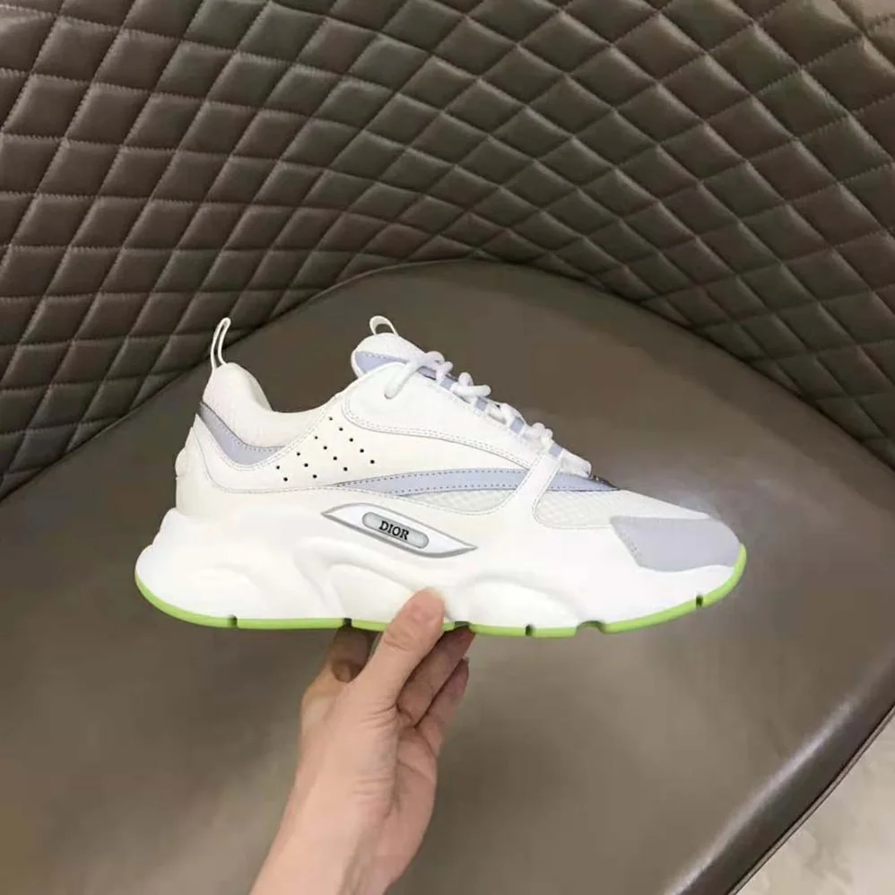 Dior B22 Sneaker White Technical Mesh and Smooth Calfskin for Men