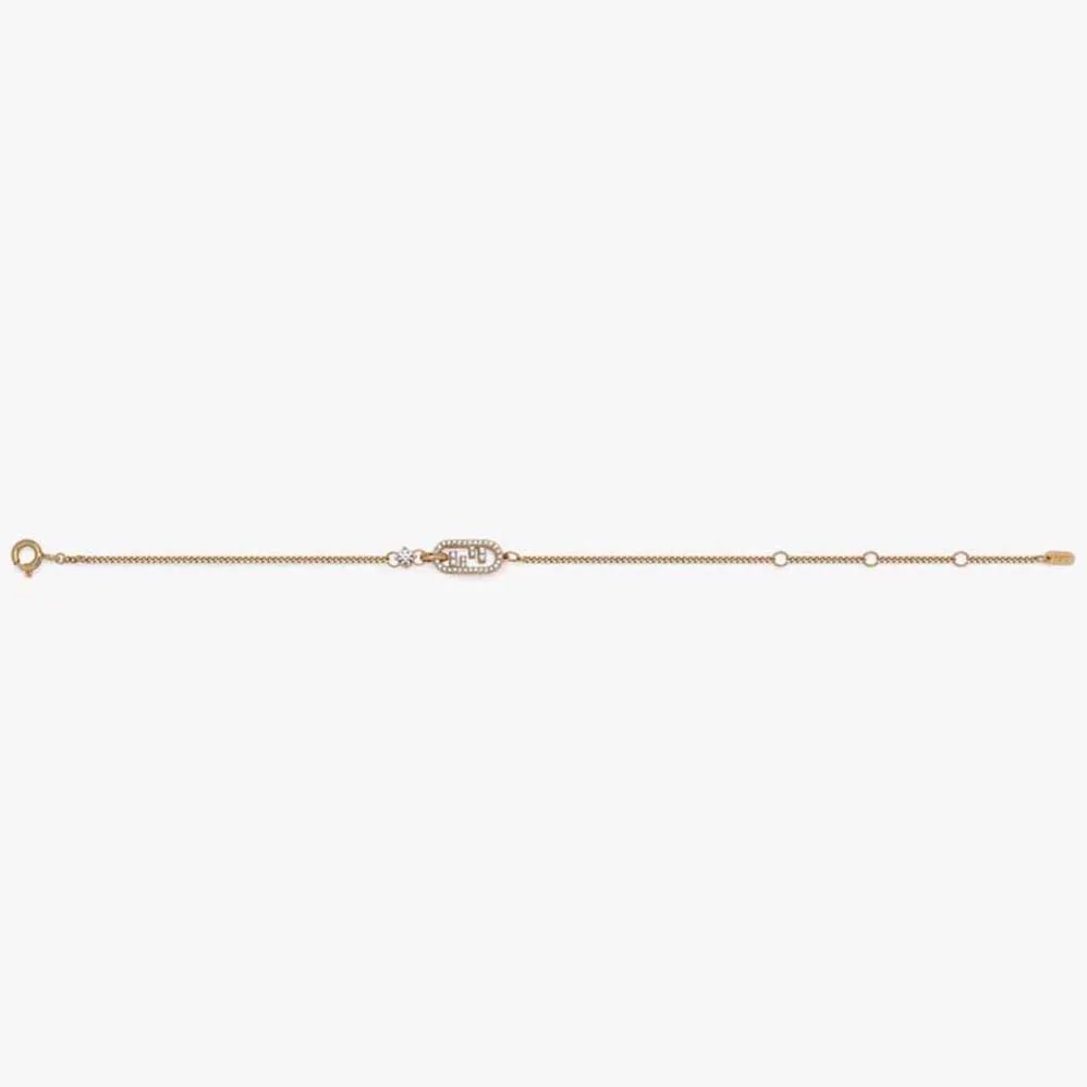 Fendi O'Lock Bracelet Gold for Women in Colored