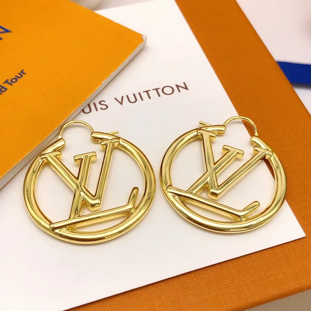 Louis Vuitton Latest Earrings Gold