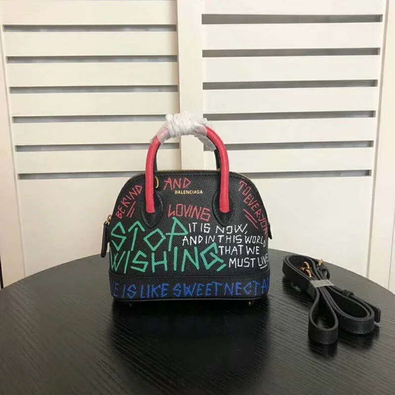 Balenciaga Ville Top Handle XXS Graffiti for Women in Black Balenciaga Ville Top Handle XXS Graffiti for Women in Black