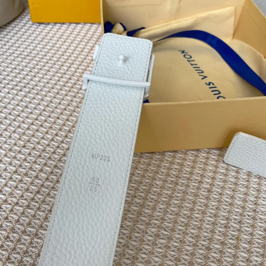 Louis Vuitton Iconic Reversible LV Belt White LV for Women Louis Vuitton Iconic Reversible LV Belt White LV for Women