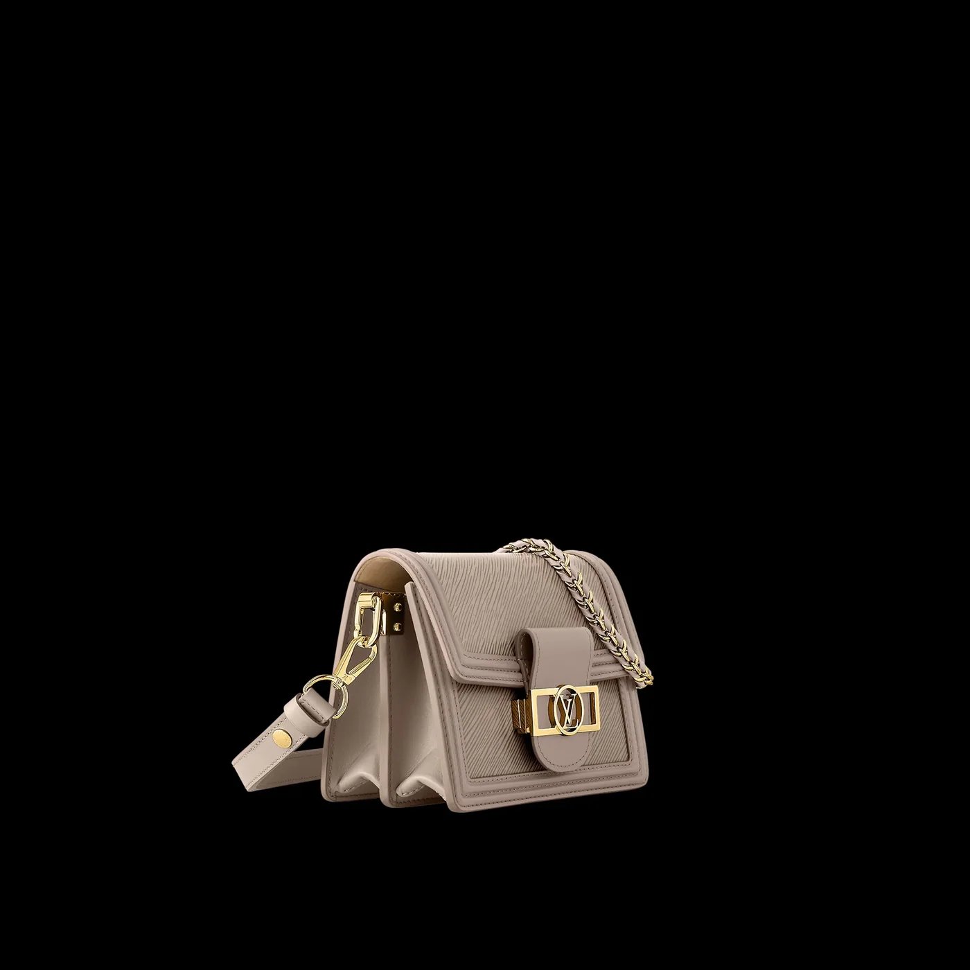 Louis Vuitton Mini Dauphine Brown Bag - 7.9 Inches / Louis Vuitton Mini Dauphine Brown Bag - 7.9 Inches /