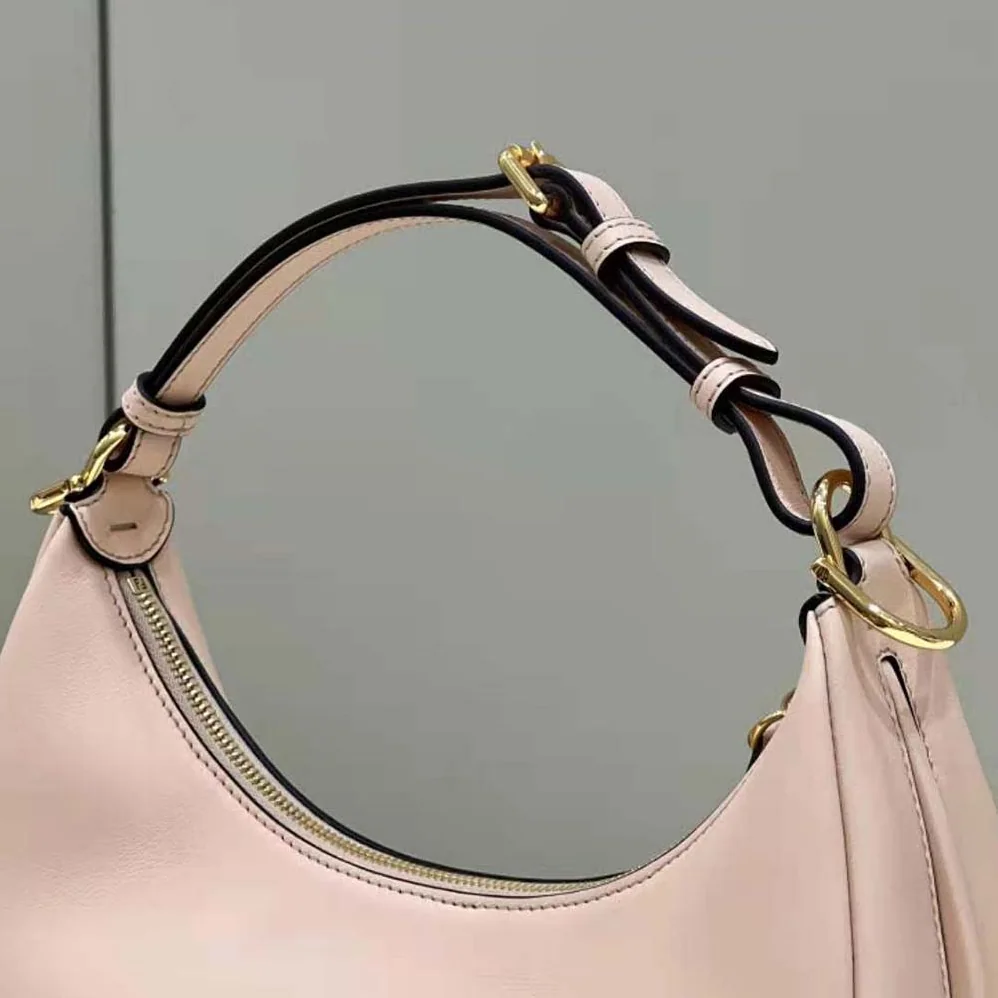 Fendi Fendigraphy Small Pale Pink Leather Bag for Women