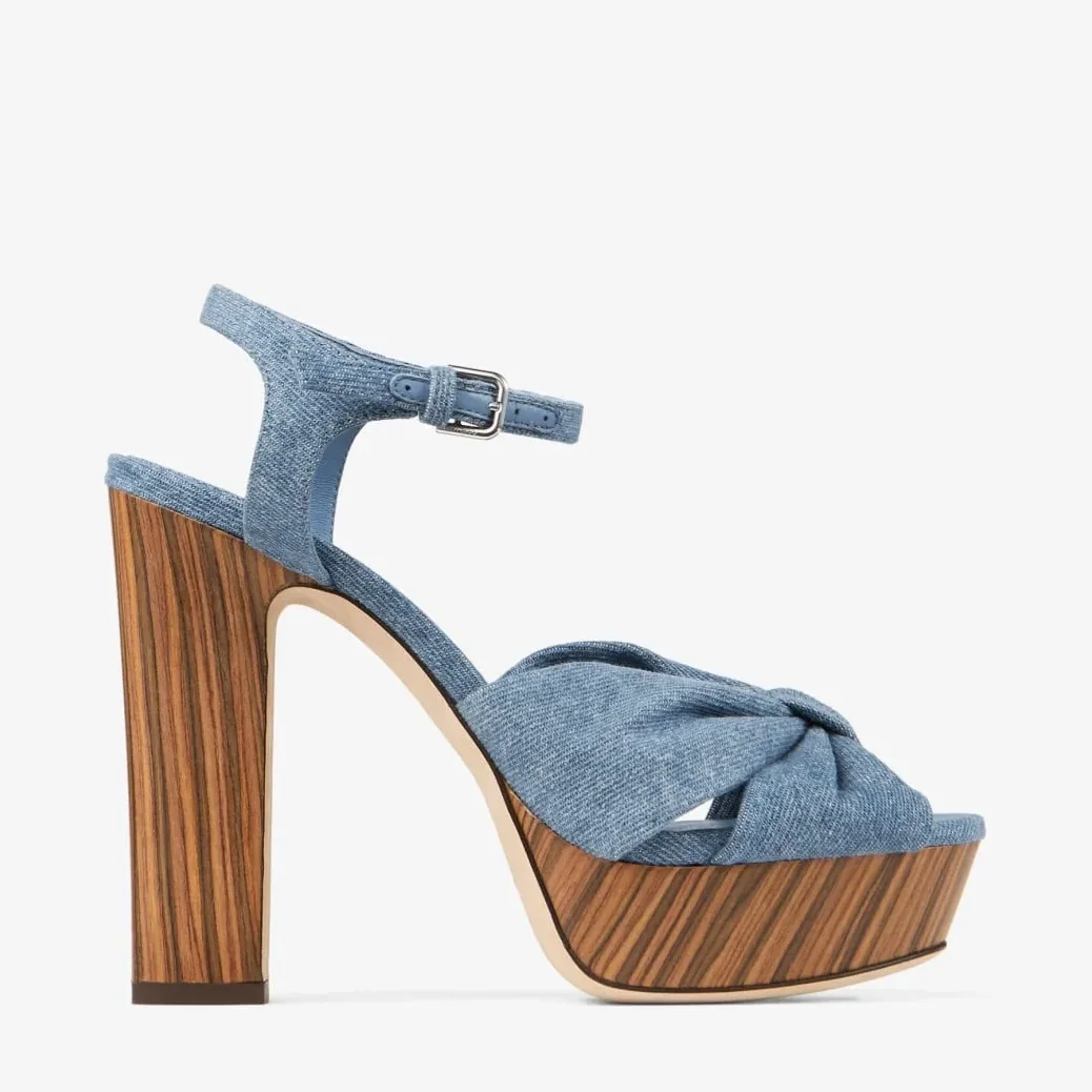 Jimmy Choo Heloise 120 Blue Haze HELOISE120RYF Jimmy Choo Heloise 120 Blue Haze HELOISE120RYF