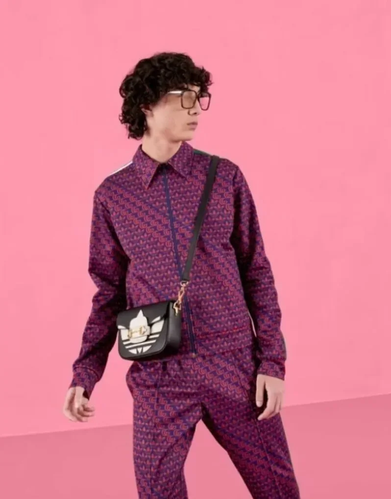 Gucci x Adidas Horsebit 1955 Mini Bag Black , / GG Gucci x Adidas Horsebit 1955 Mini Bag Black , / GG