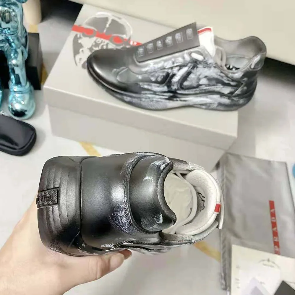Prada Cass x Prada Americas Cup D3cay Sneakers for Unisex in Black