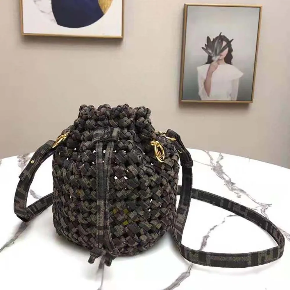 Fendi Mon Tresor Jacquard Fabric Interlace Mini for Women in Bag Fendi Mon Tresor Jacquard Fabric Interlace Mini for Women in Bag