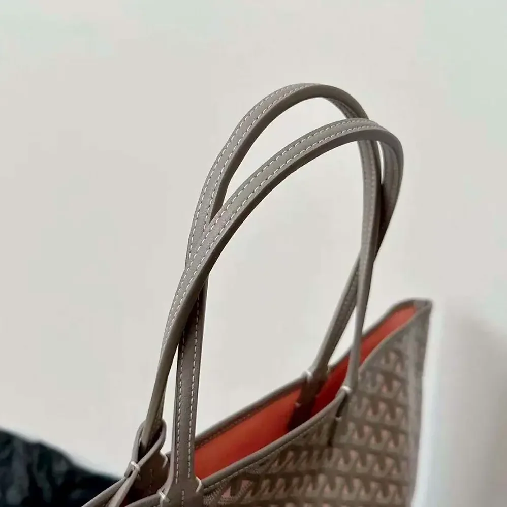 Goyard Saint Louis GM Bag for Women in Grey/Pink