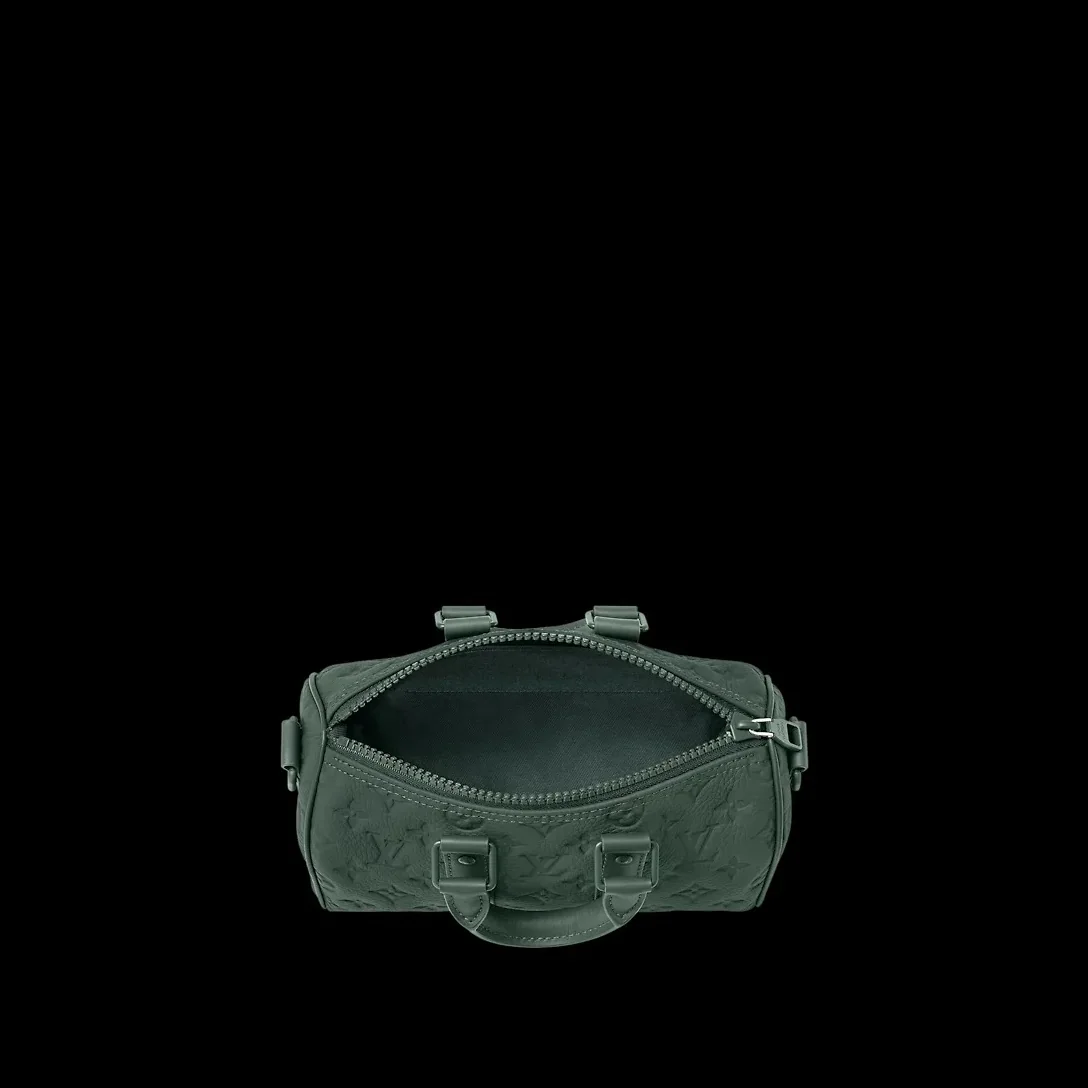 Louis Vuitton Keepall Bandouliere 25 Travel Bag in Green Green Hardware Louis Vuitton Keepall Bandouliere 25 Travel Bag in Green Green Hardware