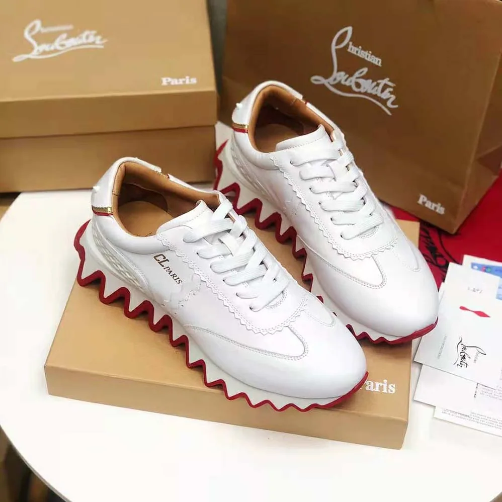 Christian Louboutin Loubishark Woman Flat for Women in White