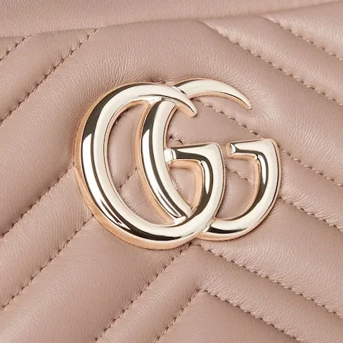 Gucci Marmont Camera Small Shoulder Bag in Pink Beige Gold Hardware Gucci Marmont Camera Small Shoulder Bag in Pink Beige Gold Hardware