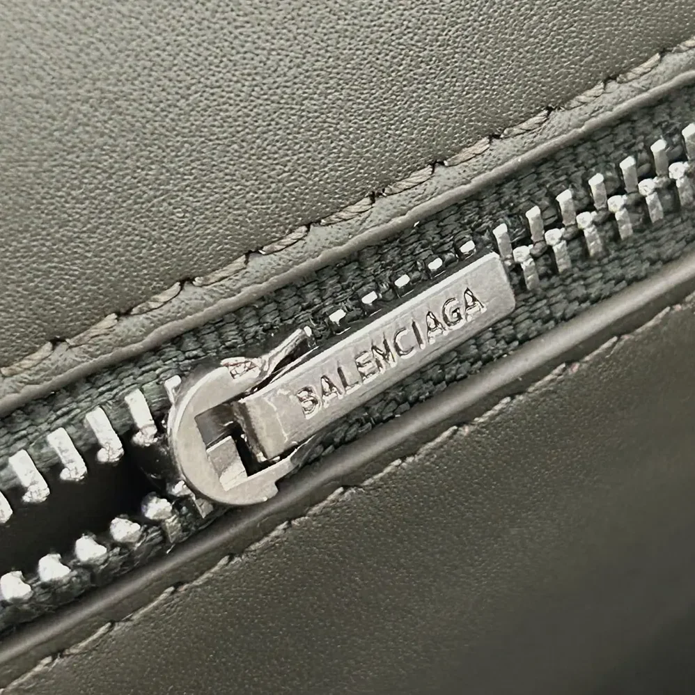 Balenciaga Rodeo Handbag Small In Khaki Smooth Calfskin Aged for Women in Silver Hardware