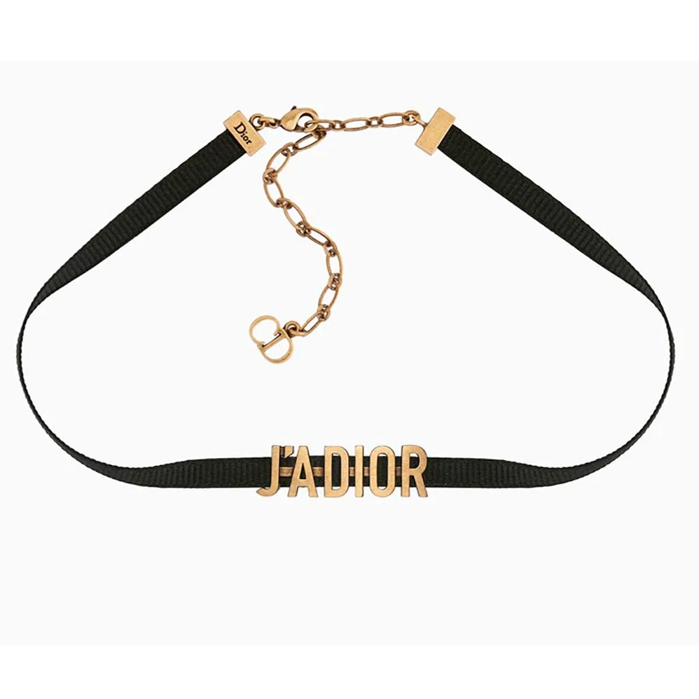 Dior J adior Choker in Gold for Women in Tone Finish Aged Metal