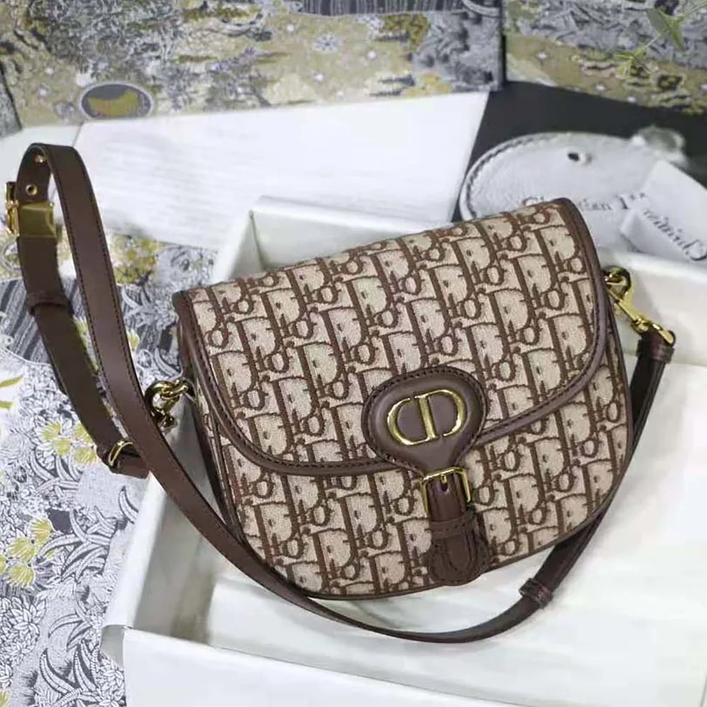 Dior Medium Dior Bobby Bag Brown Dior Oblique Jacquard for Women Dior Medium Dior Bobby Bag Brown Dior Oblique Jacquard for Women