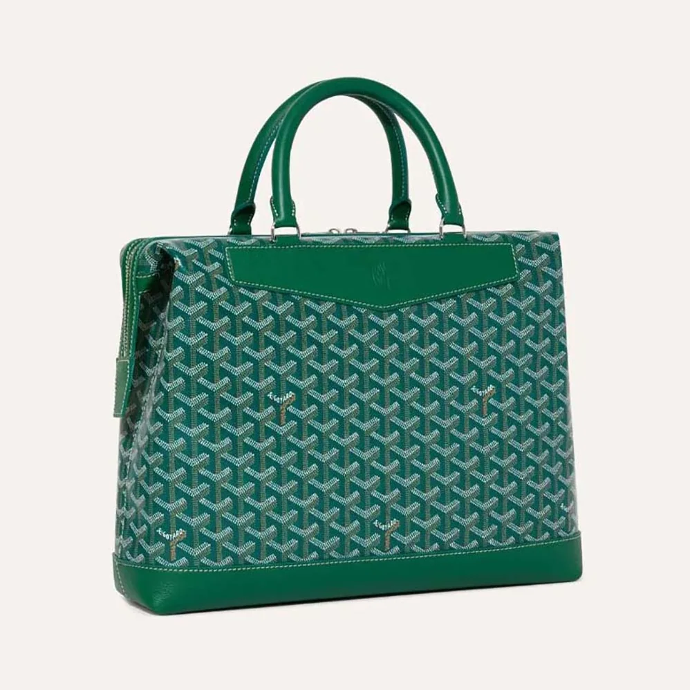 Goyard Cisalpin Document Case for Unisex in Green Goyard Cisalpin Document Case for Unisex in Green