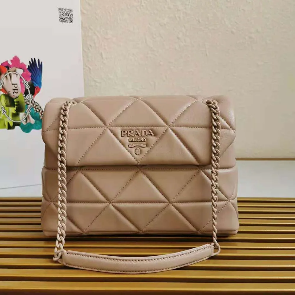 Prada Large Nappa Leather Prada Spectrum Bag for Women in Pink Prada Large Nappa Leather Prada Spectrum Bag for Women in Pink
