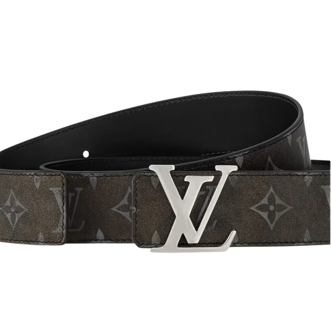 Louis Vuitton LV Initiales Reversible Belt Black Louis Vuitton LV Initiales Reversible Belt Black