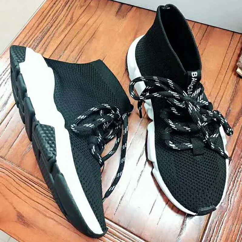 Balenciaga Shoes Speed Trainers 10mm Heel for Women in Black Balenciaga Shoes Speed Trainers 10mm Heel for Women in Black