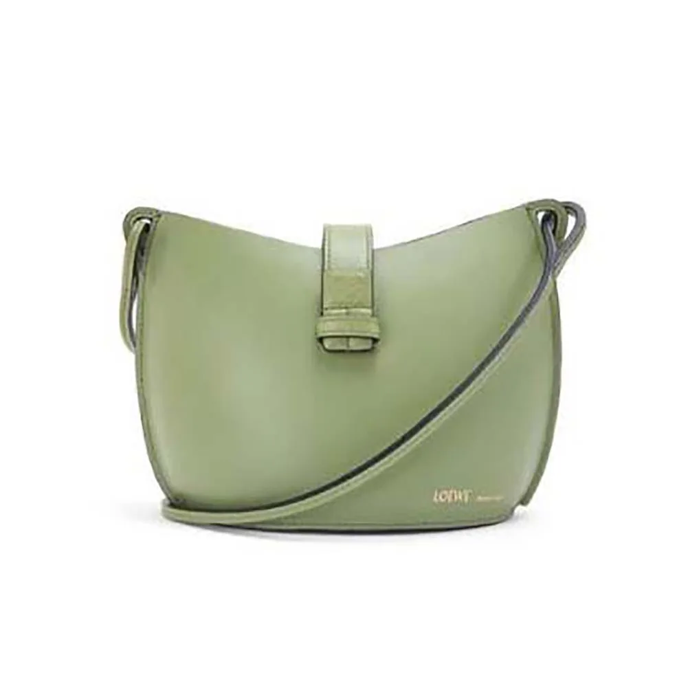 Loewe Moulded Bucket Bag in Calfskin for Women in Lime Loewe Moulded Bucket Bag in Calfskin for Women in Lime