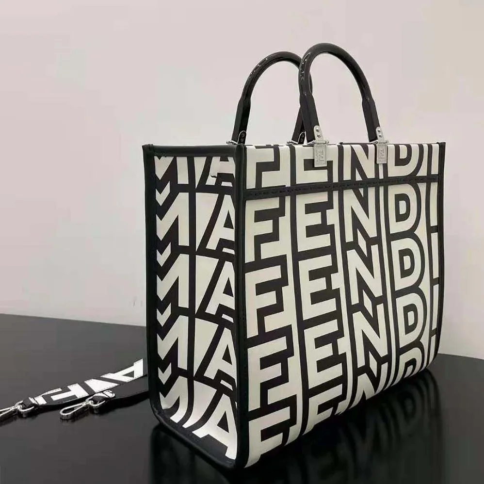 Fendi Sunshine Medium Two-Tone Printed Leather Fendi Roma Capsule Shopper for Women Fendi Sunshine Medium Two-Tone Printed Leather Fendi Roma Capsule Shopper for Women