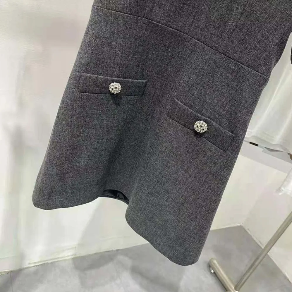 Prada Wool Mini-dress for Women in Gray Prada Wool Mini-dress for Women in Gray