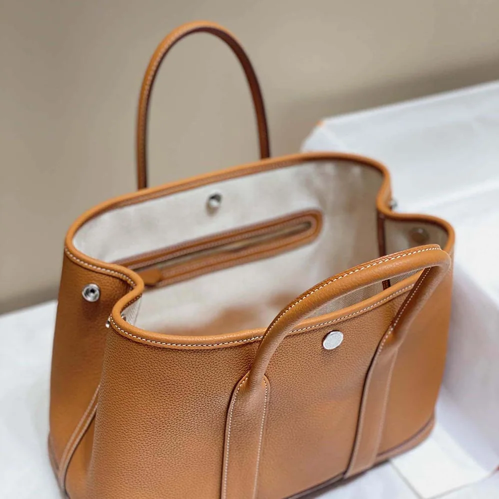 Hermes Garden Party 30 Voyage Bag for Unisex in Brown