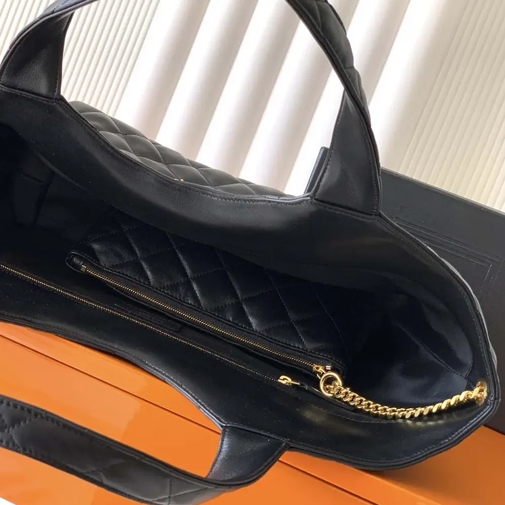 Saint Laurent YSL Icare Medium In Quilted Nappa Black for Women Saint Laurent YSL Icare Medium In Quilted Nappa Black for Women