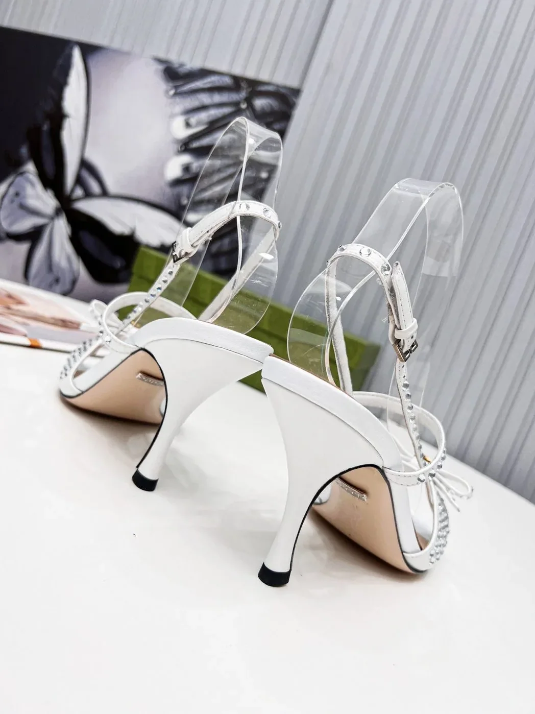 Gucci Sandal With Crystals White for Women