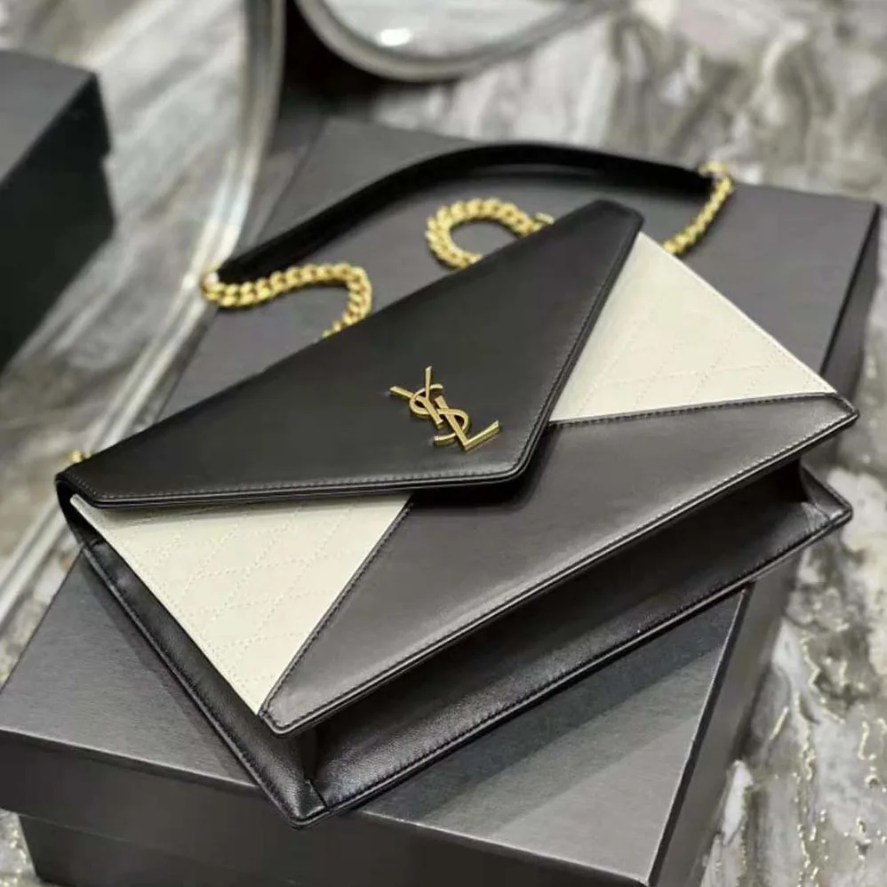 Saint Laurent YSL Gaby Chain Bag in Vintage Lambskin for Women Saint Laurent YSL Gaby Chain Bag in Vintage Lambskin for Women