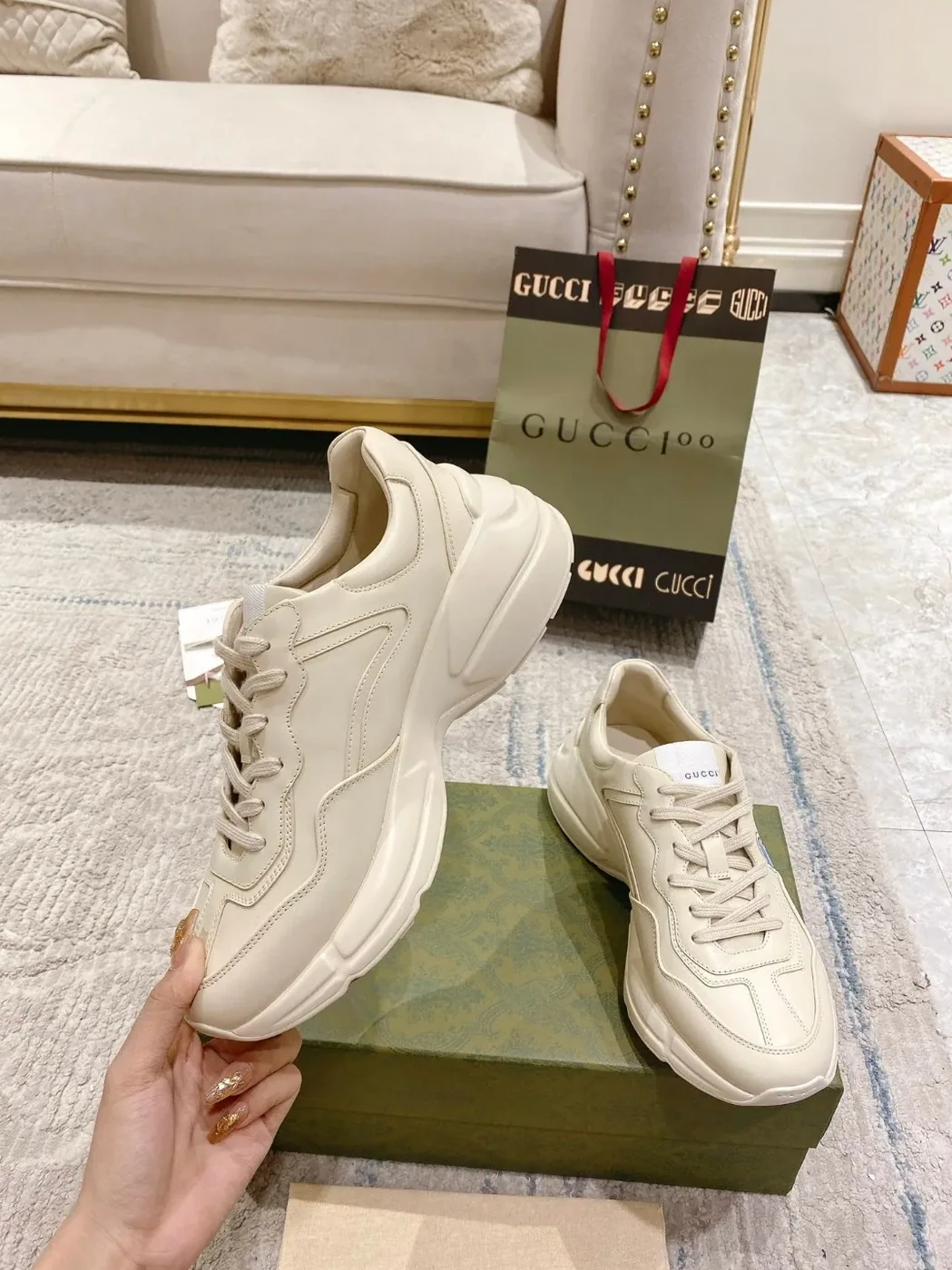 Gucci Rhyton Sneaker White Gucci Rhyton Sneaker White
