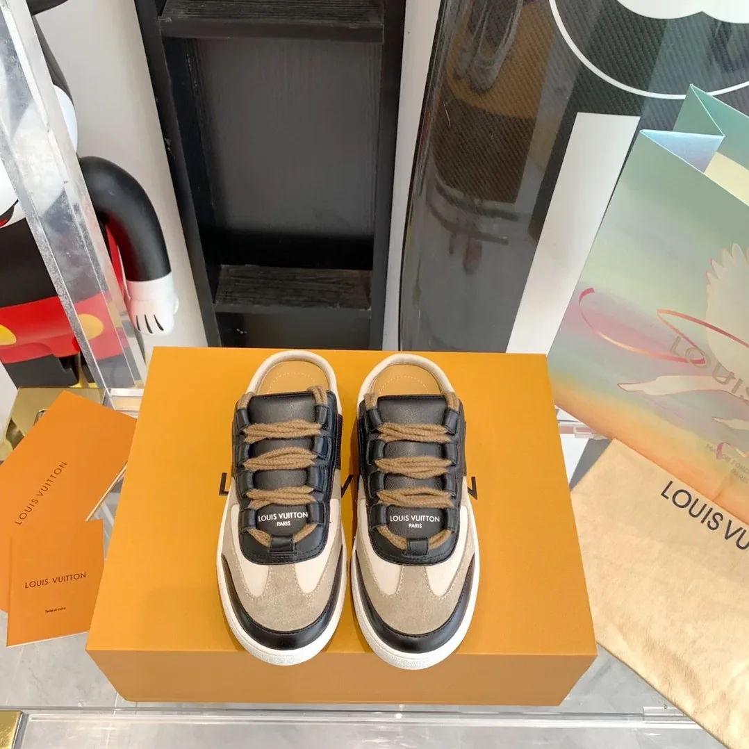 Louis Vuitton Lous Sneaker Monogram Canvas Beige Louis Vuitton Lous Sneaker Monogram Canvas Beige