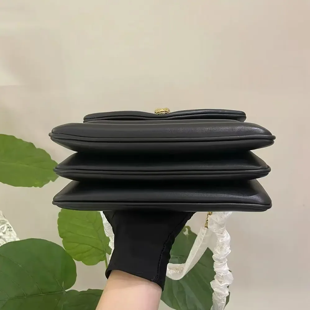 Bvlgari Serpenti Reverse Shoulder Bag for Women in Black