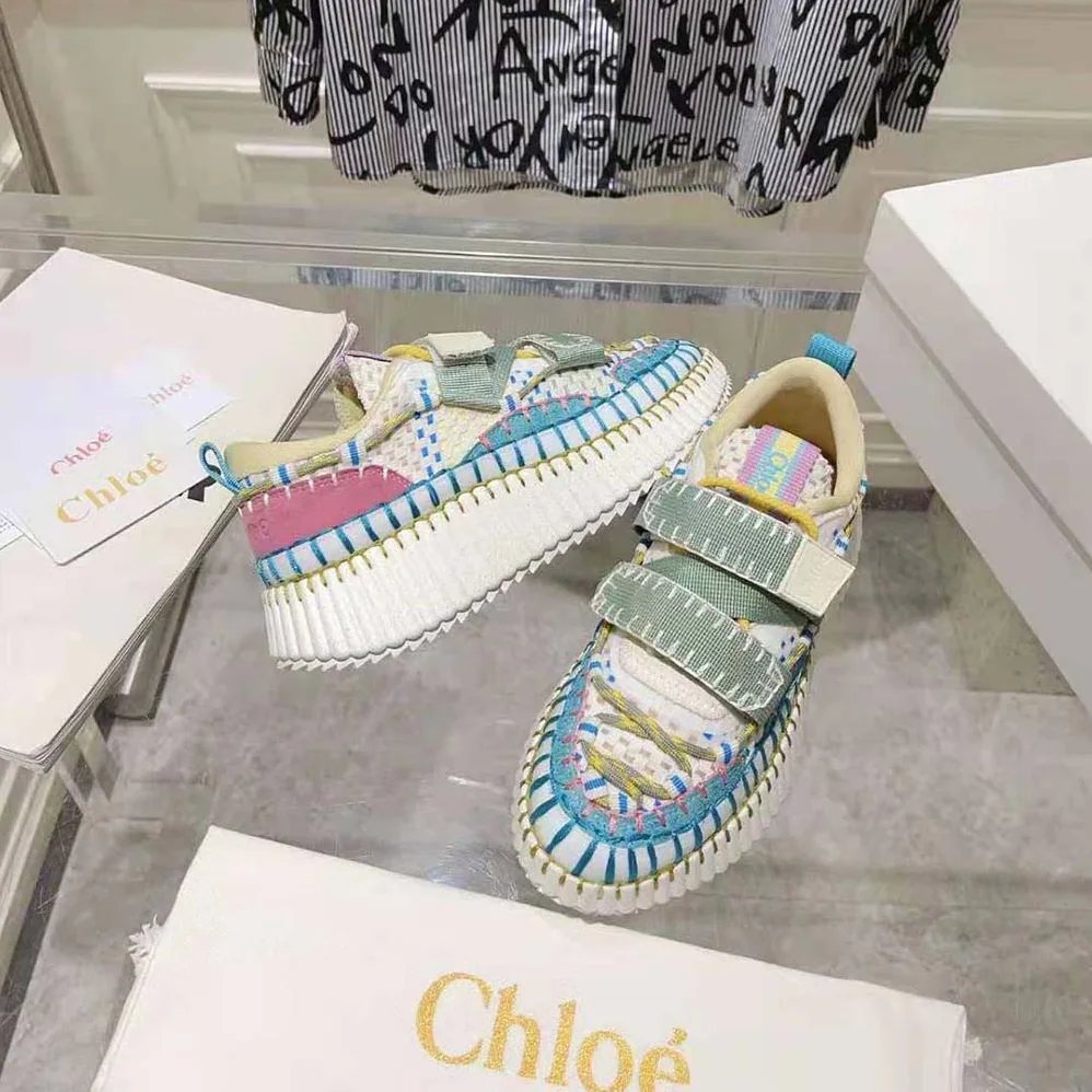 Chloe Nama Slip-on Sneaker for Women in Blue Chloe Nama Slip-on Sneaker for Women in Blue