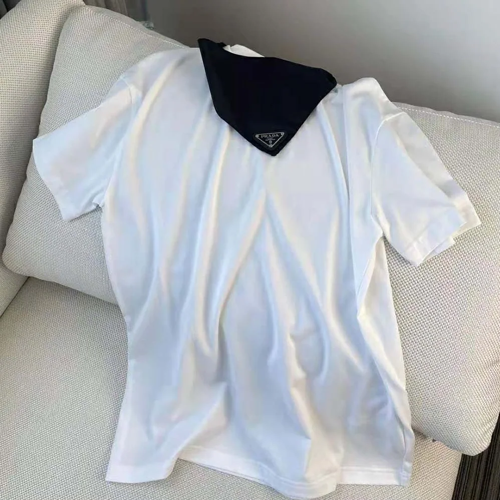 Prada Oversized Jersey T for Women in shirt with Bandana Prada Oversized Jersey T for Women in shirt with Bandana
