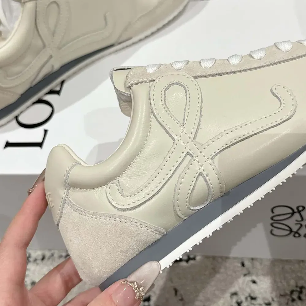 Loewe Ballet Runner 2.0 in Soft Calfskin for Unisex in White Loewe Ballet Runner 2.0 in Soft Calfskin for Unisex in White