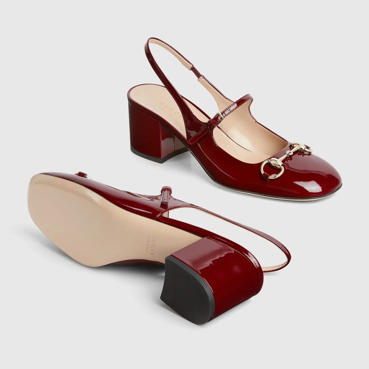 Gucci Horsebit Pump Red