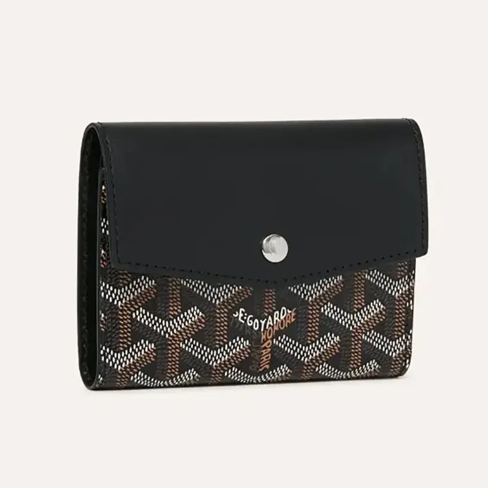 Goyard Saint Gabrie Wallet for Unisex in Black