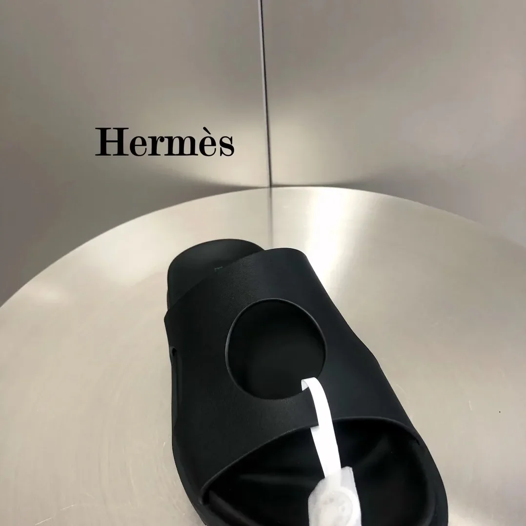 Hermes Edith Sandal Black Hermes Edith Sandal Black