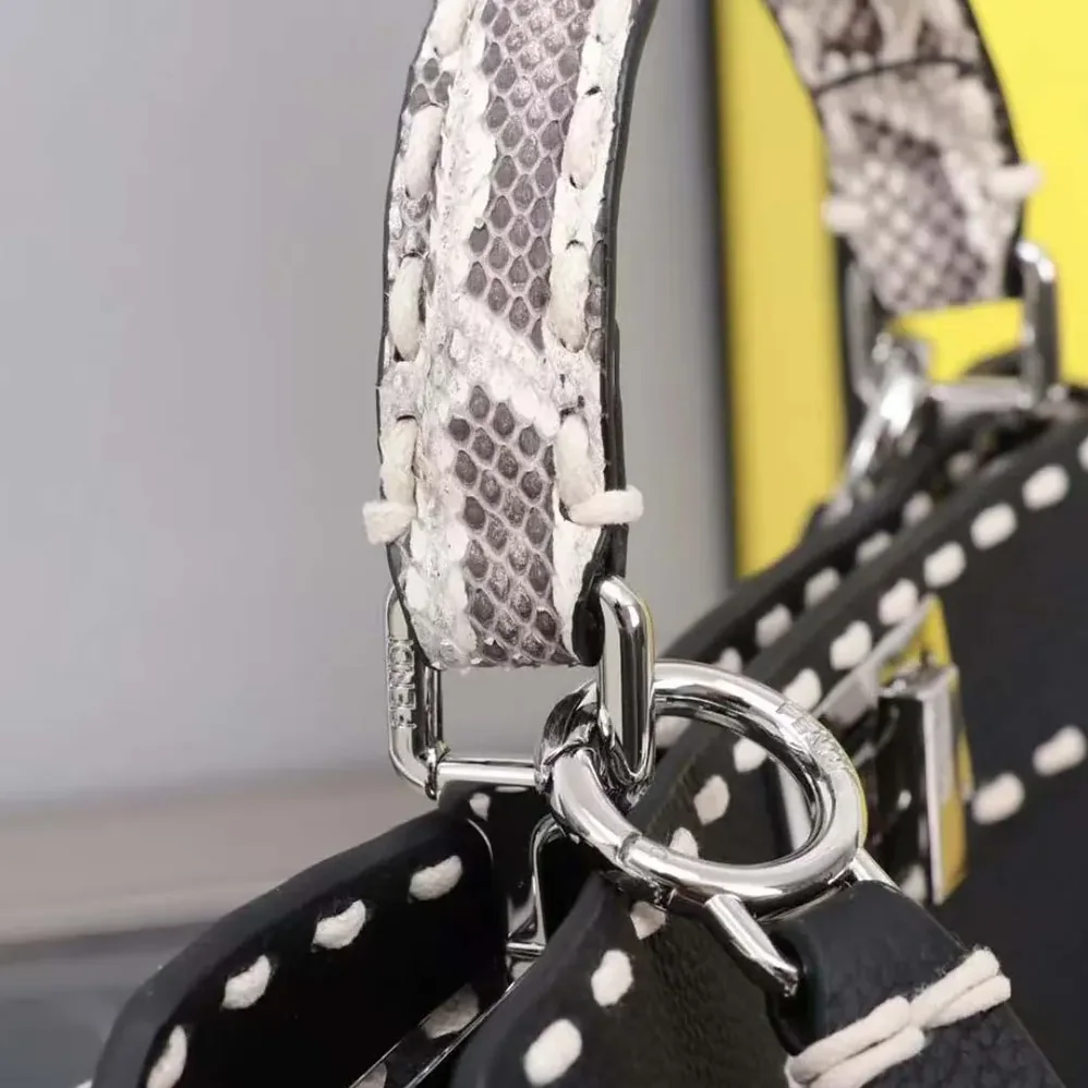 Fendi Peekaboo Iseeu Small Black Selleria Bag for Women Fendi Peekaboo Iseeu Small Black Selleria Bag for Women