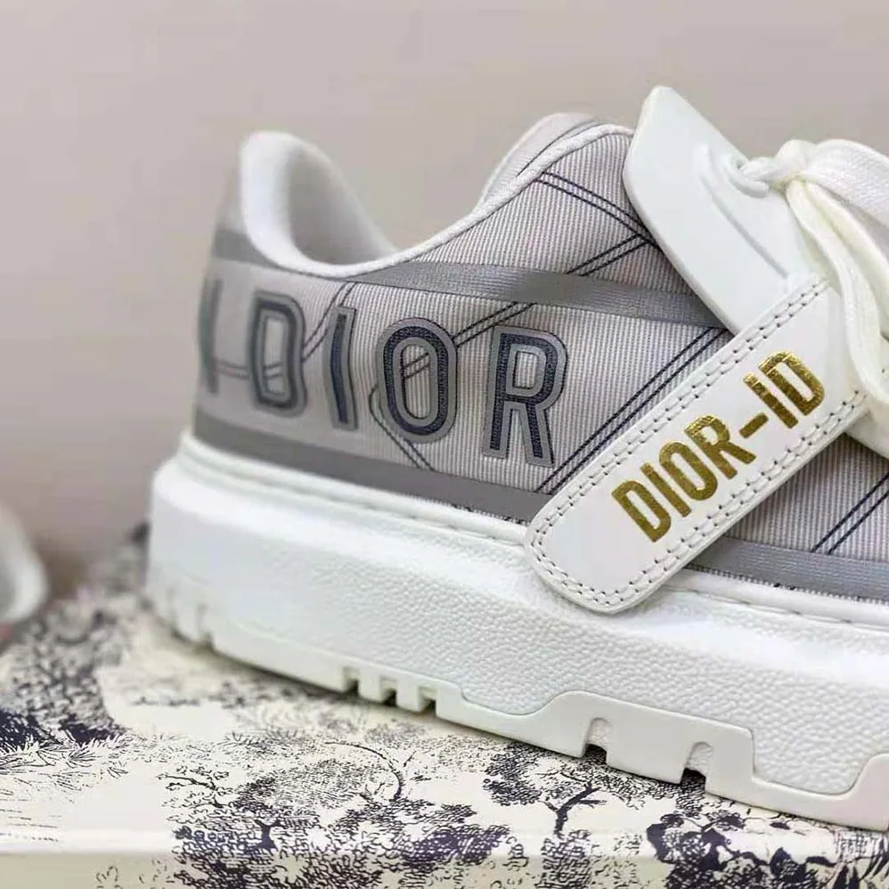 Dior Dior-id Sneaker Gray Reflective Technical Fabric for Women