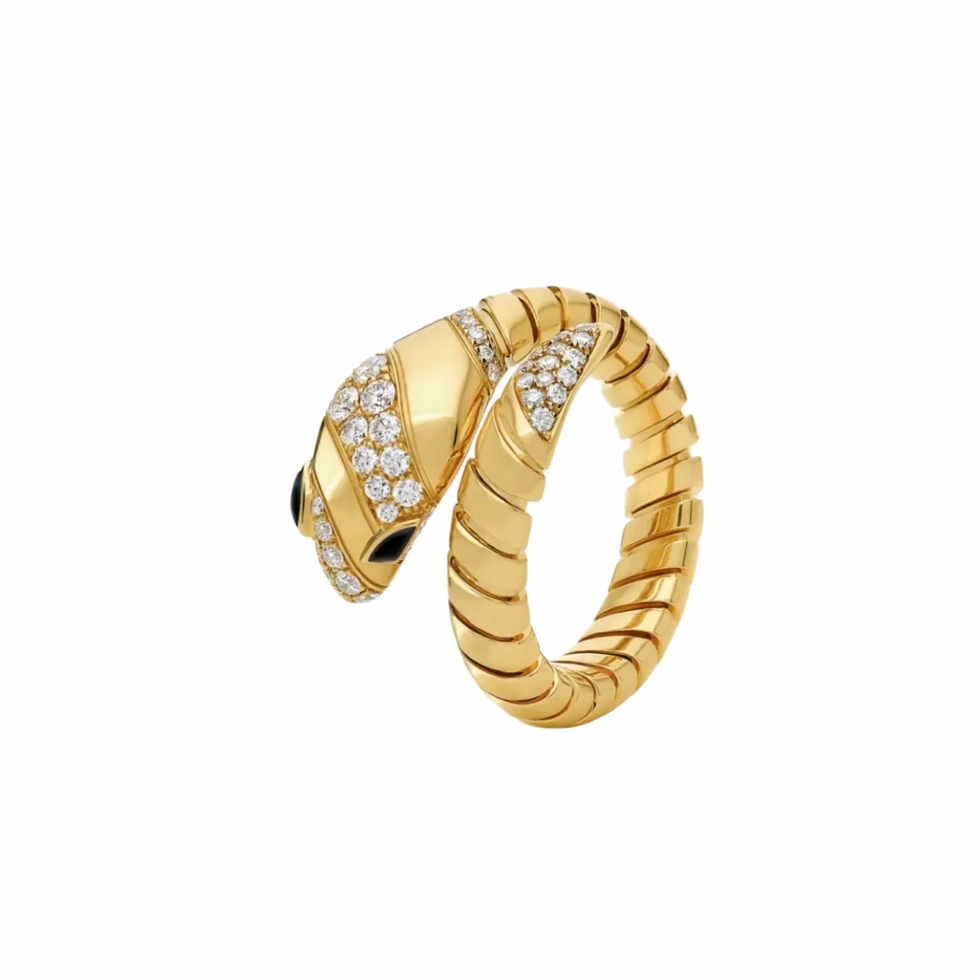Bvlgari Serpenti Tubogas Ring Yellow Gold