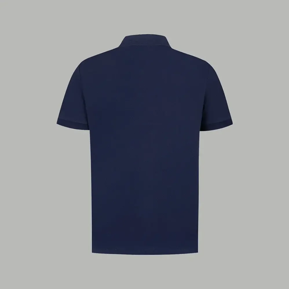 Dior CD Icon Polo Shirt Navy Blue Cotton Piqué for Men Dior CD Icon Polo Shirt Navy Blue Cotton Piqué for Men