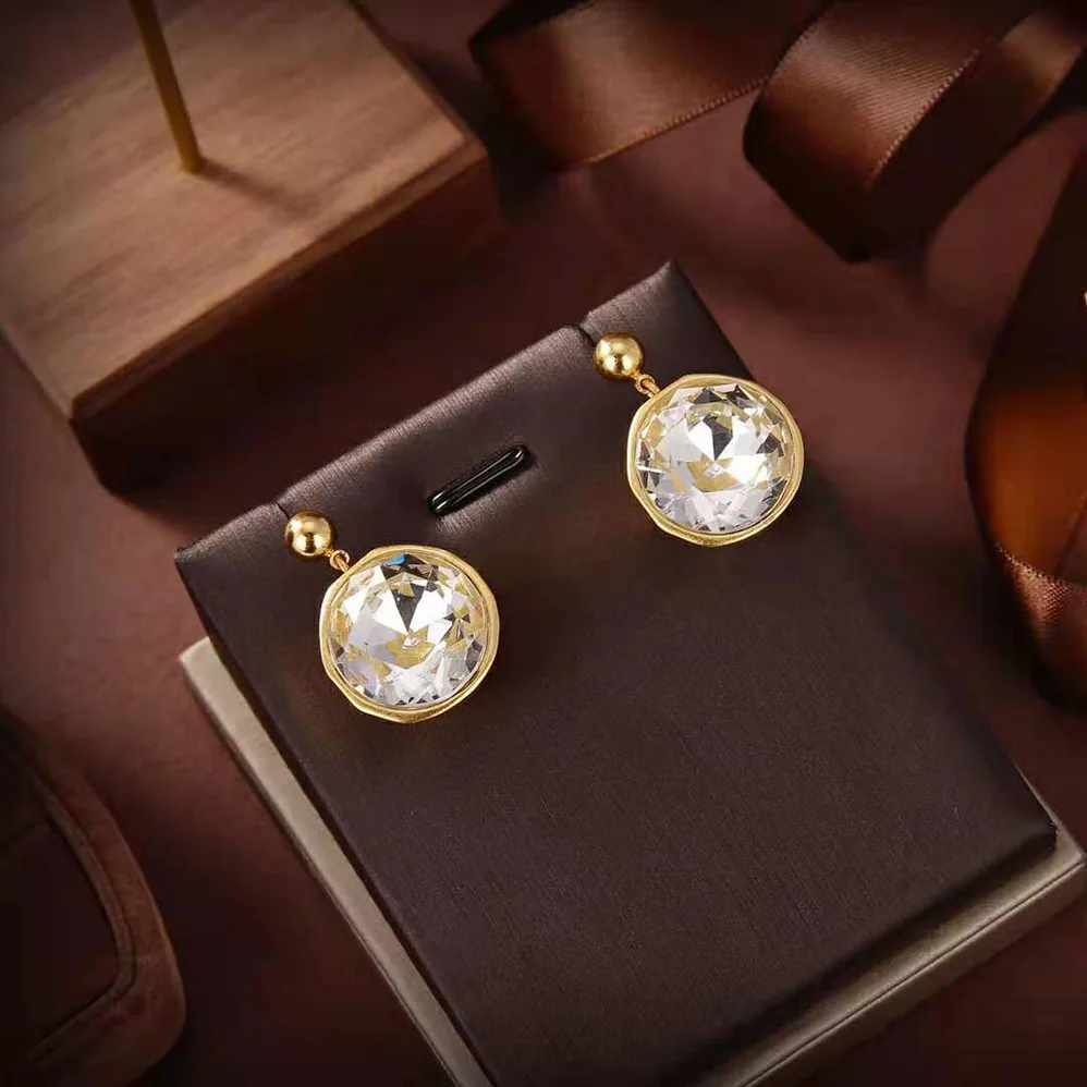 Loewe Sphere Earrings in Crystal and Metal for Women Loewe Sphere Earrings in Crystal and Metal for Women