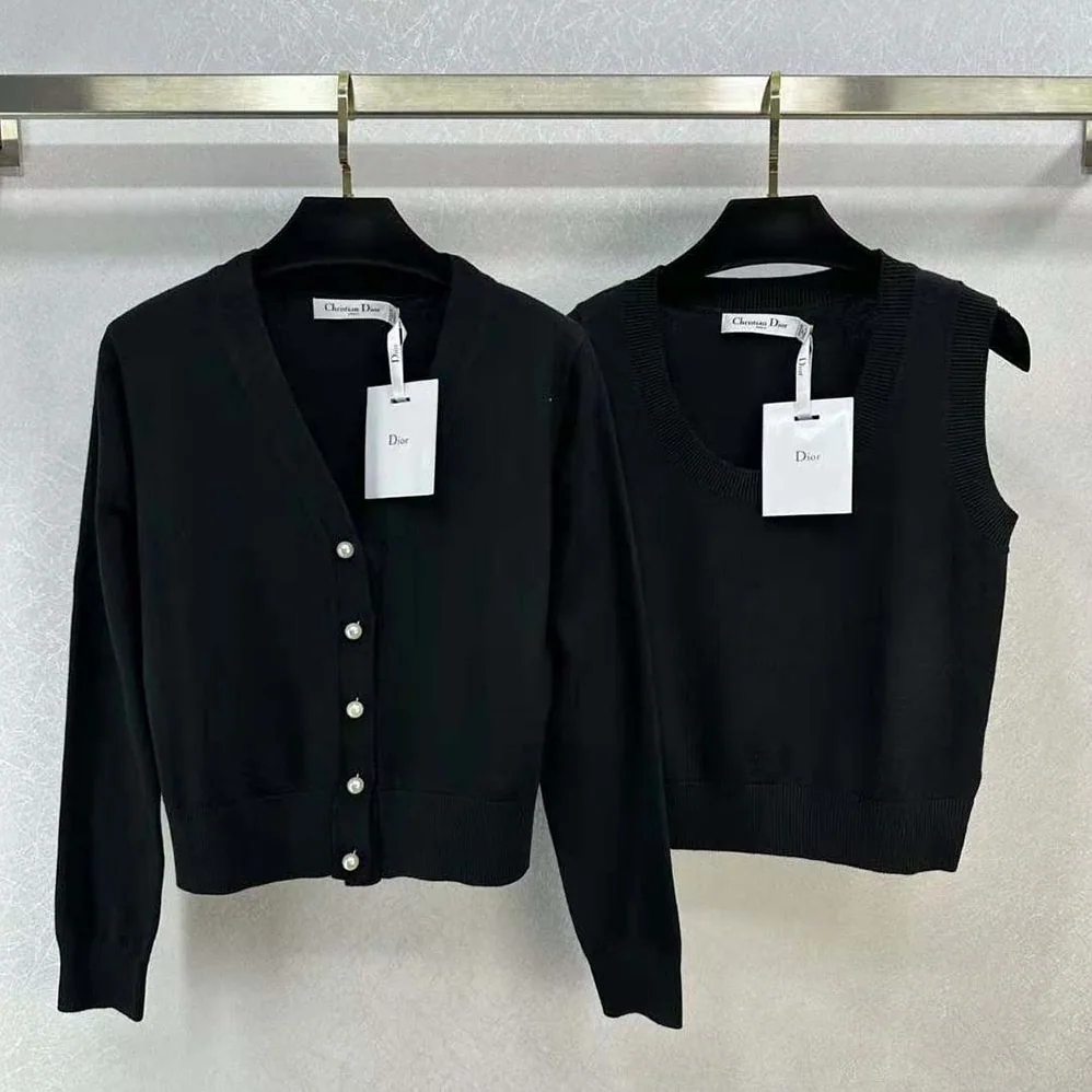 Dior Twin for Women in set Black Cashmere Knit Dior Twin for Women in set Black Cashmere Knit