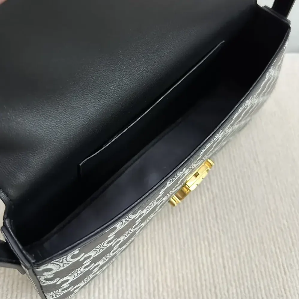 Celine Medium Celine Lola Bag in Triomphe Canvas Two-tone 115532FQO.38NO for Women
