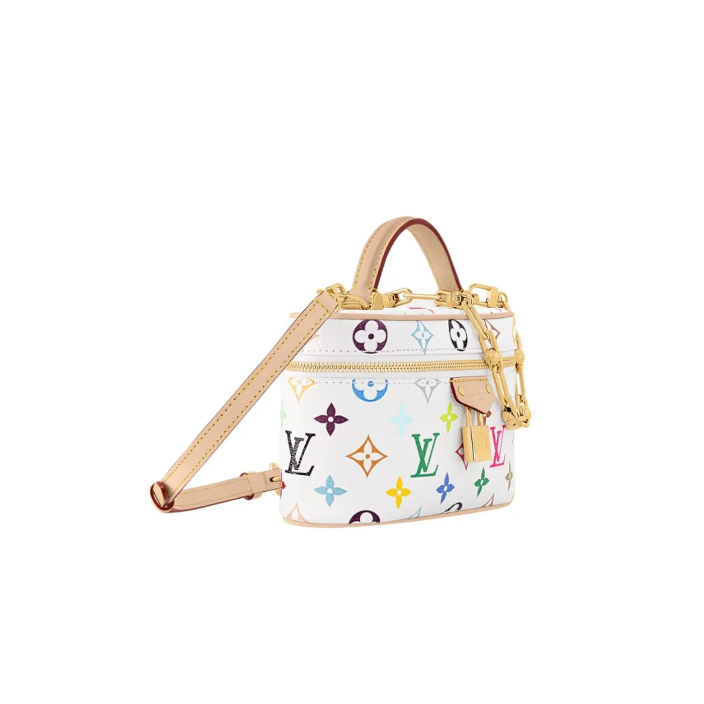 Louis Vuitton LV x TM Vanity Chain Pouch Multicolored Bag / Louis Vuitton LV x TM Vanity Chain Pouch Multicolored Bag /